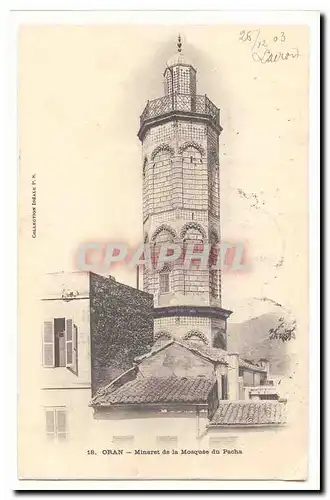 Algerie Oran Cartes postales Minaret de la Mosquee du PAcha