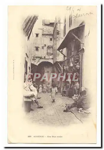 Algerie Alger Cartes postales Une rue arabe (tres animee)