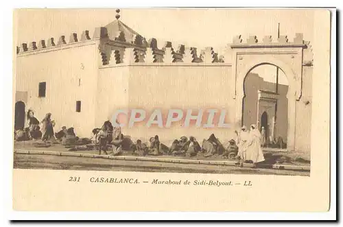 Maroc Casablanca Cartes postales Marabout de Sidi Belyout