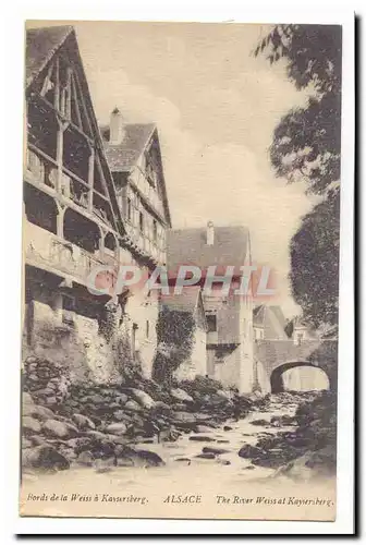 Cartes postales Bords de la Weiss a Kaysersberg