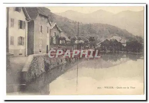 Willer Cartes postales Quais sur la Thur