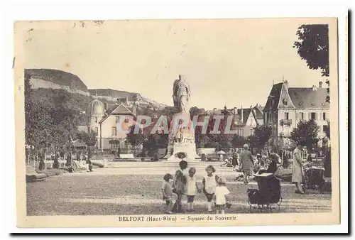 Belfort Ansichtskarte AK Square du souvenir (enfants)