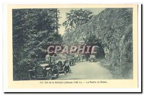 Col de la Schlucht Cartes postales La roche du Diable (automobile)