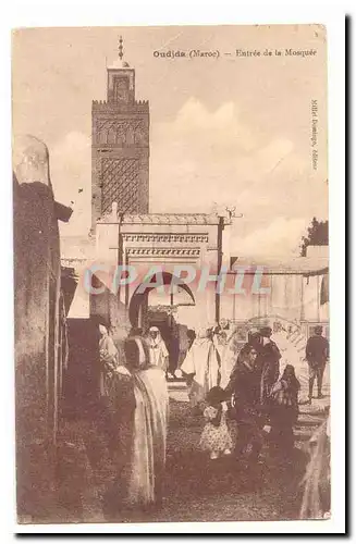 Maroc Cartes postales Oudja Entree de la Mosquee