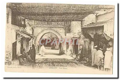 Maroc Cartes postales Meknes Bab Brima