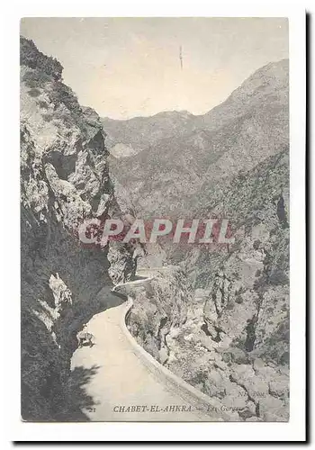 Maroc Cartes postales Chabet el Ahkra Les gorges