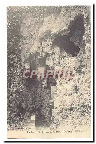 Algerie Blida Cartes postales Gorges de la Chiffra la grotte