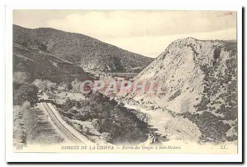 Algerie Gorges de la Chiffa Ansichtskarte AK Entree des gorges a Sidi Madani