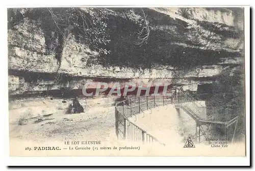 PAdirac Cartes postales La corniche (15 metres de profondeur)