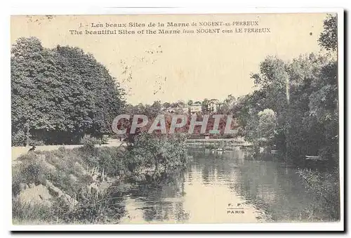 Cartes postales Les beaux sites de la Marne de Nogent le Perreux