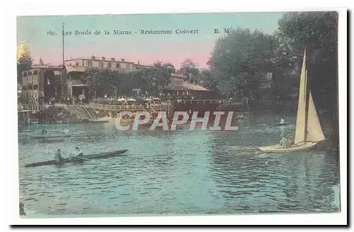 Les bords de la Marne Cartes postales Restaurant Couvert Joinville