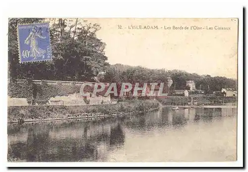 L\'isle Adam Cartes postales Les bords de l\'Oise Les coteaux
