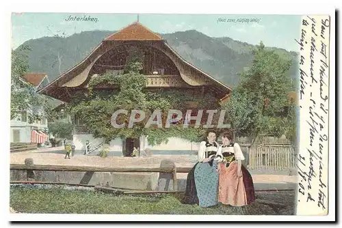 Cartes postales Interlaken Haus zum Kuhlen Wein