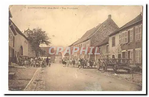 Sarrewerden Cartes postales Rue principale (tres animee)