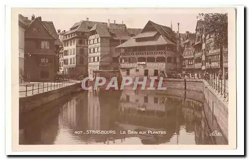 Strasbourg Cartes postales Le bain aux plantes