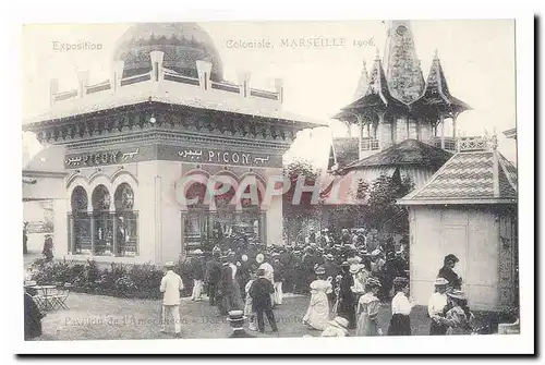 Cartes postales Exposition coloniale Marseille 1906 (reproduction)