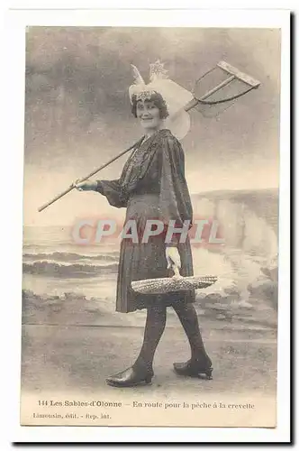 Les Sables d&#39Olonne Cartes postales En route pour la peche a la crevette