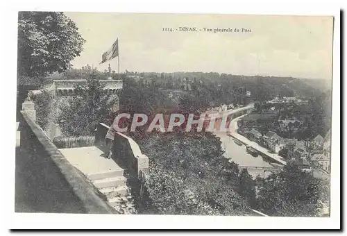 Dinan Cartes postales Vue generale du port