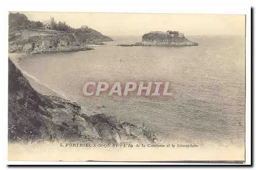 Saint Quay Portrieux Cartes postales L'ile de la comtesse de semaphore