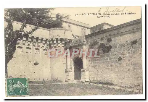 Bourdeilles Cartes postales Entree du logis des senechaux (XVe siecle)