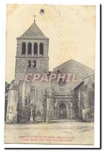 Mareuil sur Belle Cartes postales Eglise St Laurent Clocher Roman (XII siecle) Portail Renaissance
