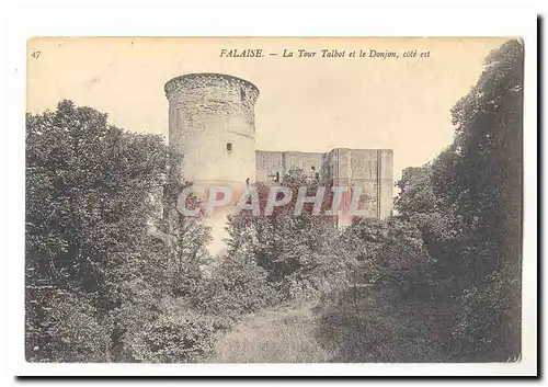 Falaise Ansichtskarte AK La Tour Talbot et le donjon cote Est