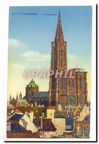 Strasbourg Cartes postales La cathedrale