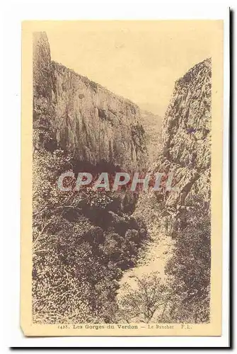 Les gorges du Vedon Cartes postales Le Baucher