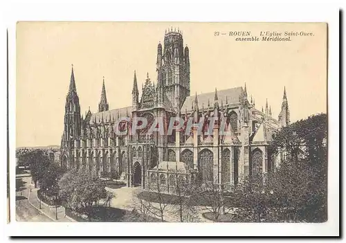 Rouen Ansichtskarte AK L&#39eglise Saint ouen ensemble Meridional