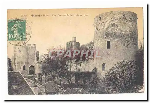 Gisors Cartes postales Vue d&#39ensemble du chateau fort