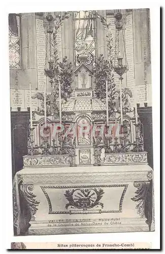 Vallee de la Loue Ansichtskarte AK MAitre autel de la chapelle de Notre DAme du Chene