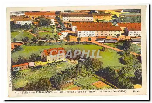 Camp du Valdahon Cartes postales Vue generale prise en avion (batiments Nord Est)