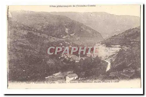 Vallee de la Loue Cartes postales LODS Route de Mouthier Haute Pierre a Lods