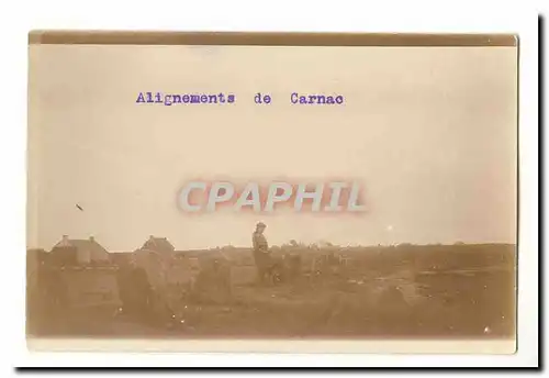 CArnac Cartes postales Carte photo Alignements de menhirs