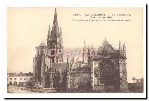 Le Folgoet Cartes postales La basilique Vue d&#39ensemble