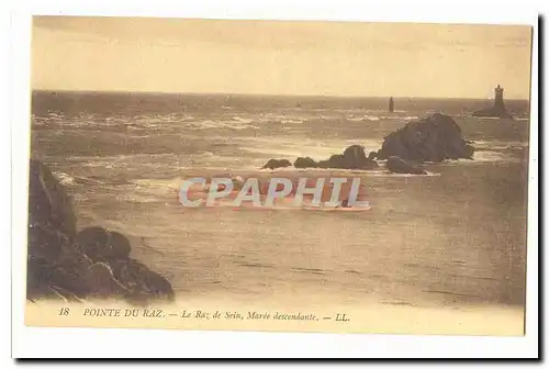 Pointe du Raz Ansichtskarte AK Le raz de Sein maree descendante