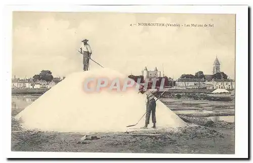 Noirmoutier Cartes postales Les mulons de sel