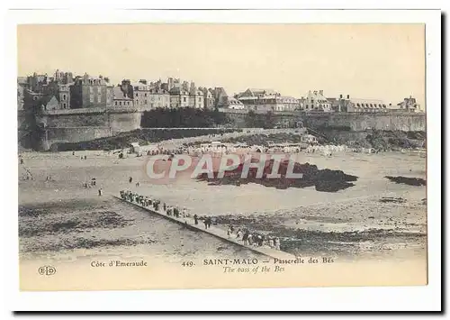 Saint Malo Cartes postales Passerelle des Bes