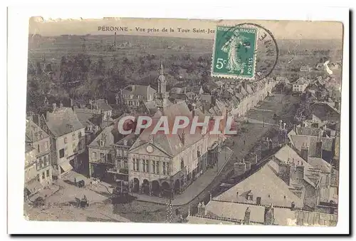 Peronne Cartes postales Vue prise de la Tour Saint Jean