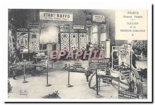 Paris Cartes postales Grand Palais Salon de la machine agricole (reproduction)