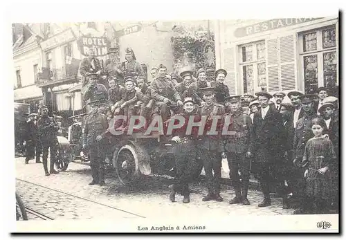 REPRODUCTION Les anglais a Amiens (militaria soldats)