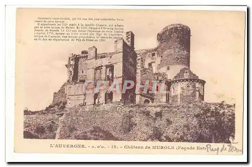 Cartes postales Chateau de Murols (facade Est)