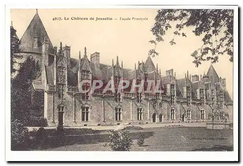 Josselin Ansichtskarte AK Le chateau facade principale