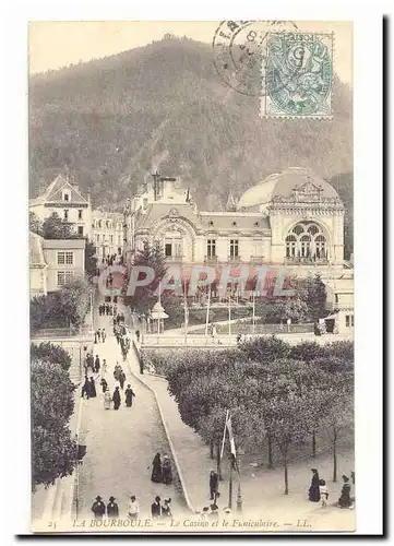 La Bourboule Cartes postales Le casino et le funiculaire