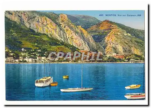 Menton Cartes postales Vue sur Garavan