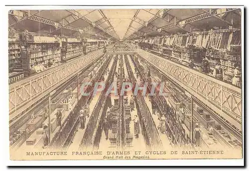Manufacture Francaise d�armes et cycles de Saint Etienne Cartes postales Grand hall des magasins TOP MAnUFRaNCE