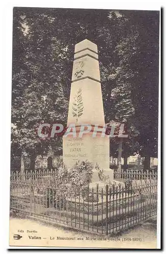 Vatan Ansichtskarte AK Le monument aux morts de la guerre (1914-1918)