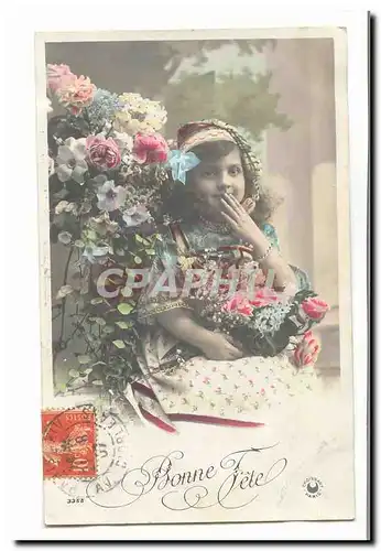 Cartes postales fantaisie Bonne fete (enfant)