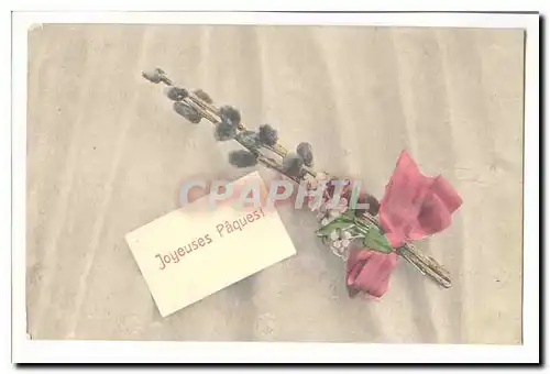 Cartes postales Fantaisie joyeuses paques (fleur)