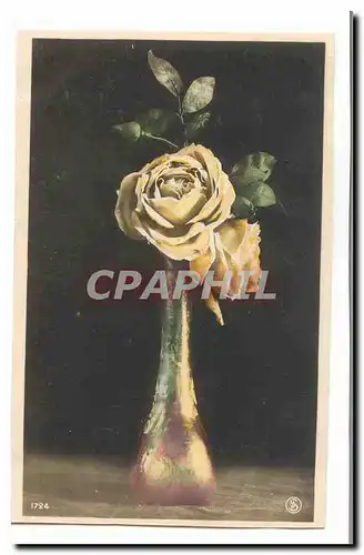Cartes postales Fantaisie Fleur (rose)